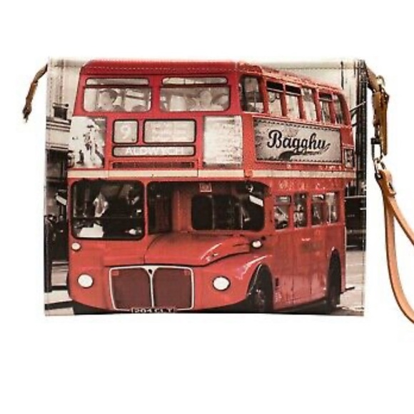 AUTHENTIC BAGGHY Trousse Medium London Clutch/poch - Picture 2 of 4
